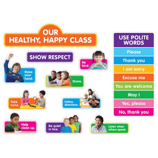 Scholastic&#xAE; Our Healthy Happy Class Bulletin Board Set